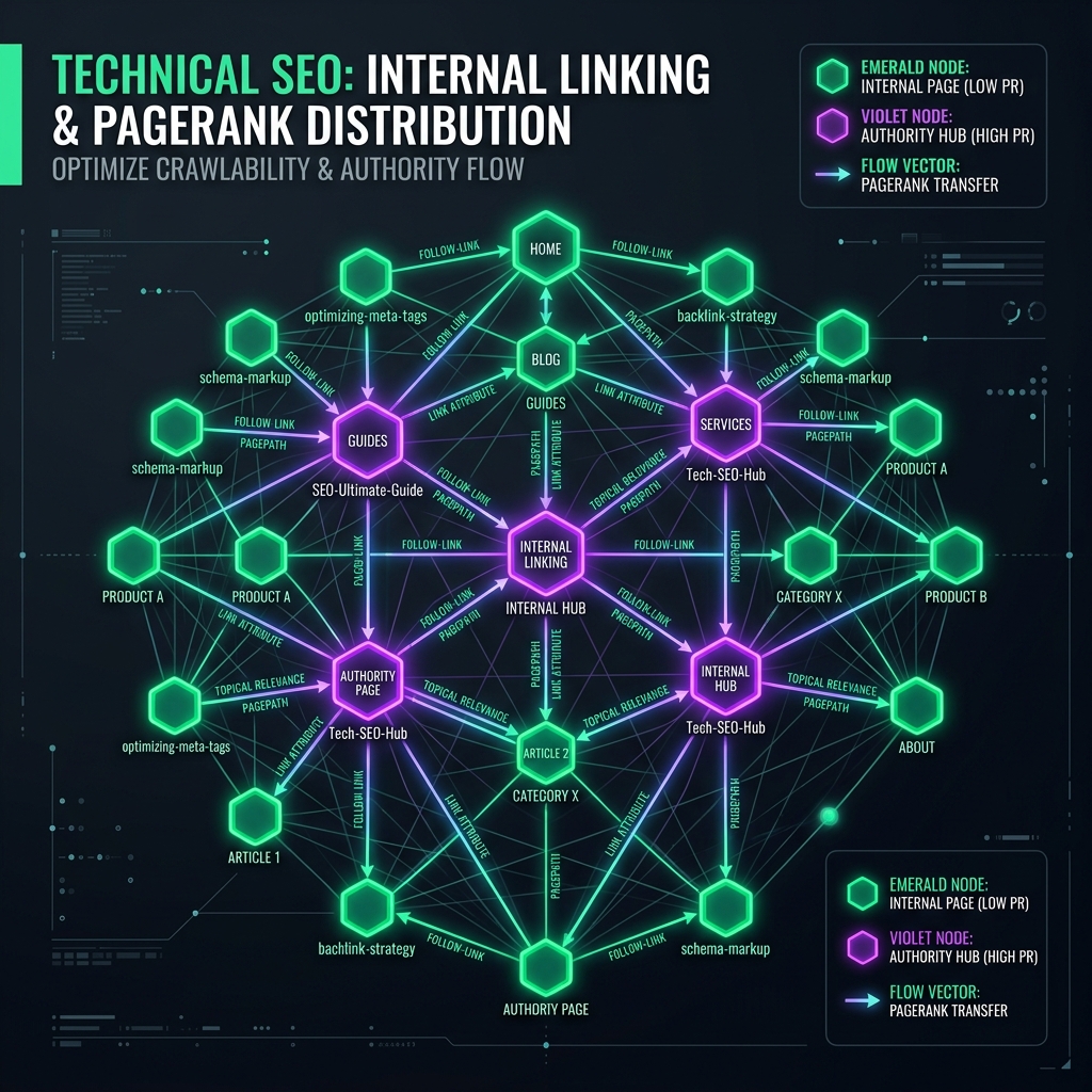 Internal Link Architecture: PageRank Flow, Crawl Depth, and INLINKS DB